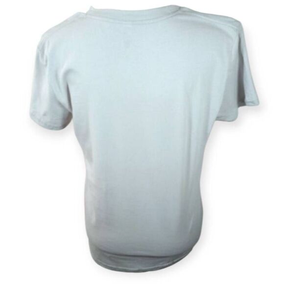 AMERICAN APPAREL "I'M SO FANCY" T-SHIRT GRAY, BLUE, & PINK. SZ.XL EUC . - Picture 3 of 6